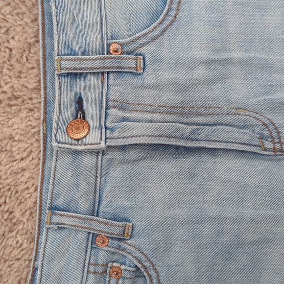 Size 4 American Eagle Denim Mini Skirt - Picture 4 of 8